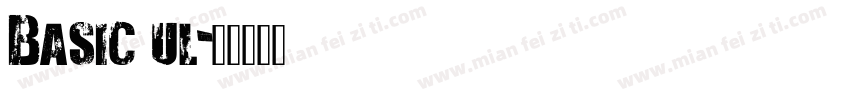 Basic ul字体转换